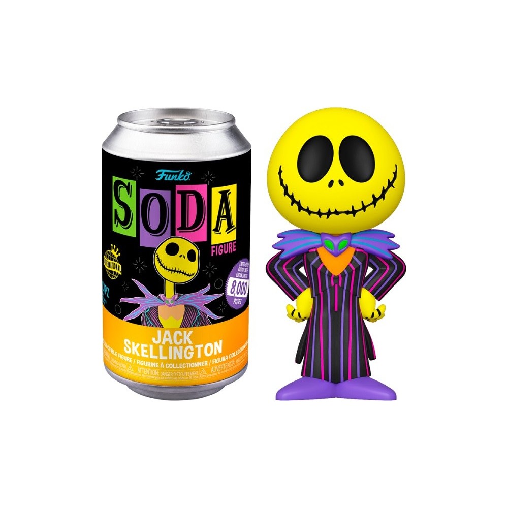FUNKO FUNKO SODA FIGURE JACK SKELLINGTON BLACKLIGHT