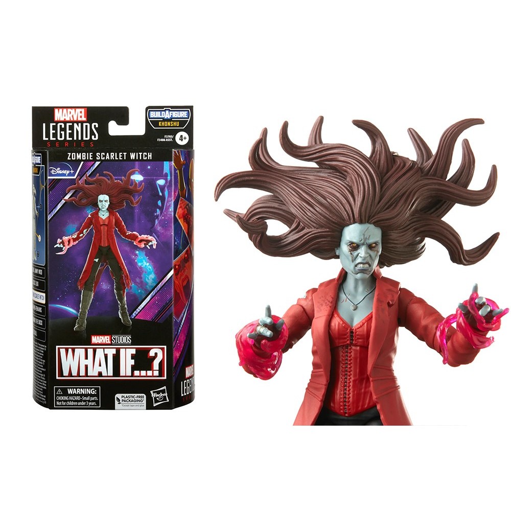 MARVEL LEGENDS WHAT IF ZOMBIE SCARLET WITCH ACTION FIGURE HASBRO