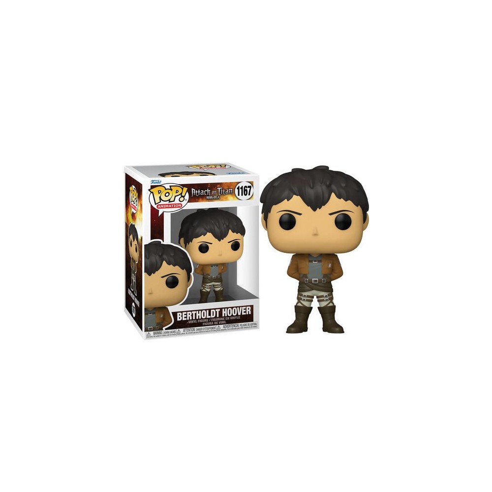 FUNKO POP! ATTACK ON TITAN BERTHOLDT HOOVER BOBBLE HEAD KNOCKER FIGURE FUNKO