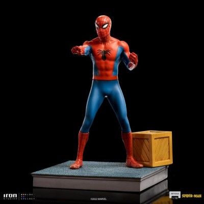 SPIDER-MAN ANIMATED 60'S ART SCALE 1/10 STATUA FIGURE IRON STUDIOS