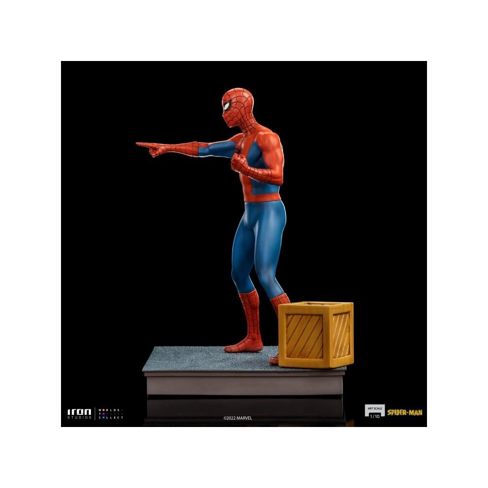 IRON STUDIOS SPIDER-MAN ANIMATED 60'S ART SCALE 1/10 STATUE FIGURE