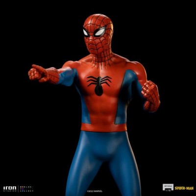 SPIDER-MAN ANIMATED 60'S ART SCALE 1/10 STATUA FIGURE IRON STUDIOS