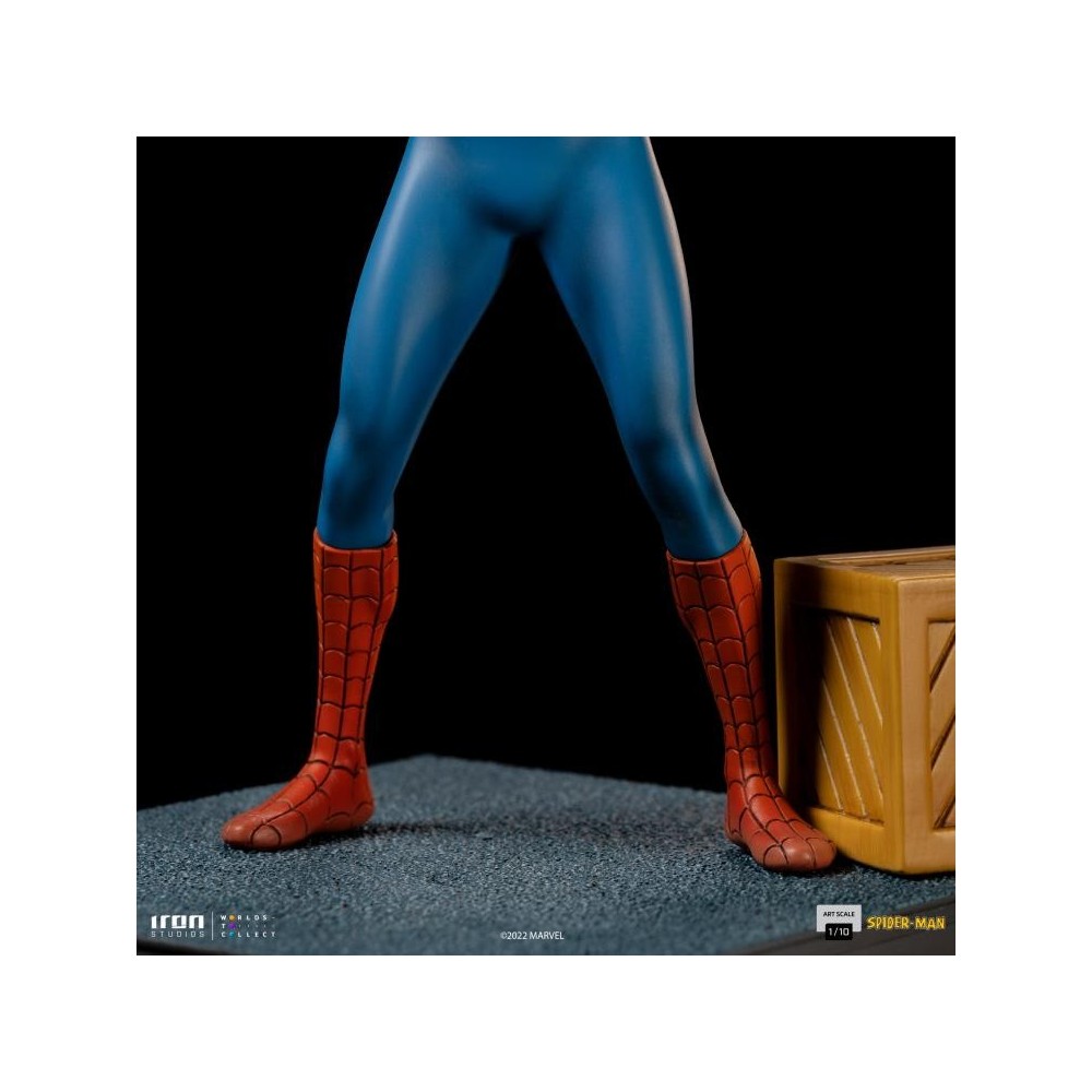 SPIDER-MAN ANIMATED 60'S ART SCALE 1/10 STATUA FIGURE IRON STUDIOS