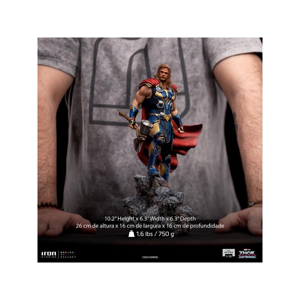 IRON STUDIOS THOR LOVE AND THUNDER THOR BDS ART SCALE 1/10 STATUE FIGURE