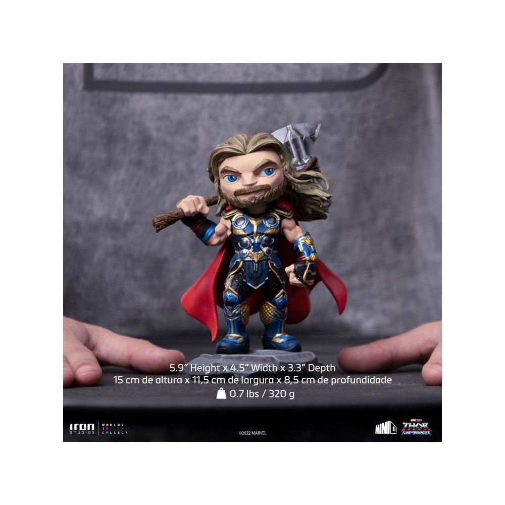 THOR LOVE AND THUNDER THOR MINICO FIGURE STATUA IRON STUDIOS