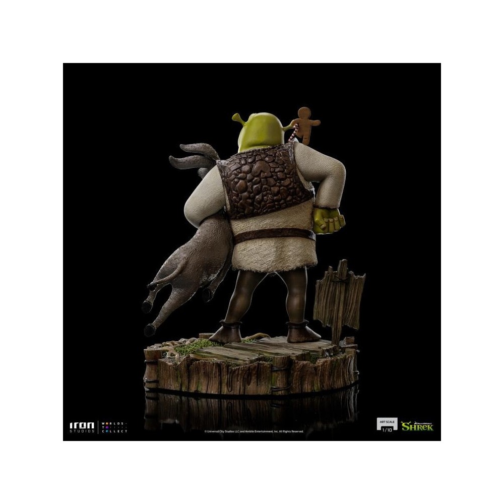 SHREK AND DONKEY ART SCALE 1/10 STATUA FIGURE IRON STUDIOS