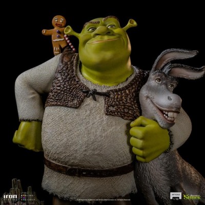 SHREK AND DONKEY ART SCALE 1/10 STATUA FIGURE IRON STUDIOS