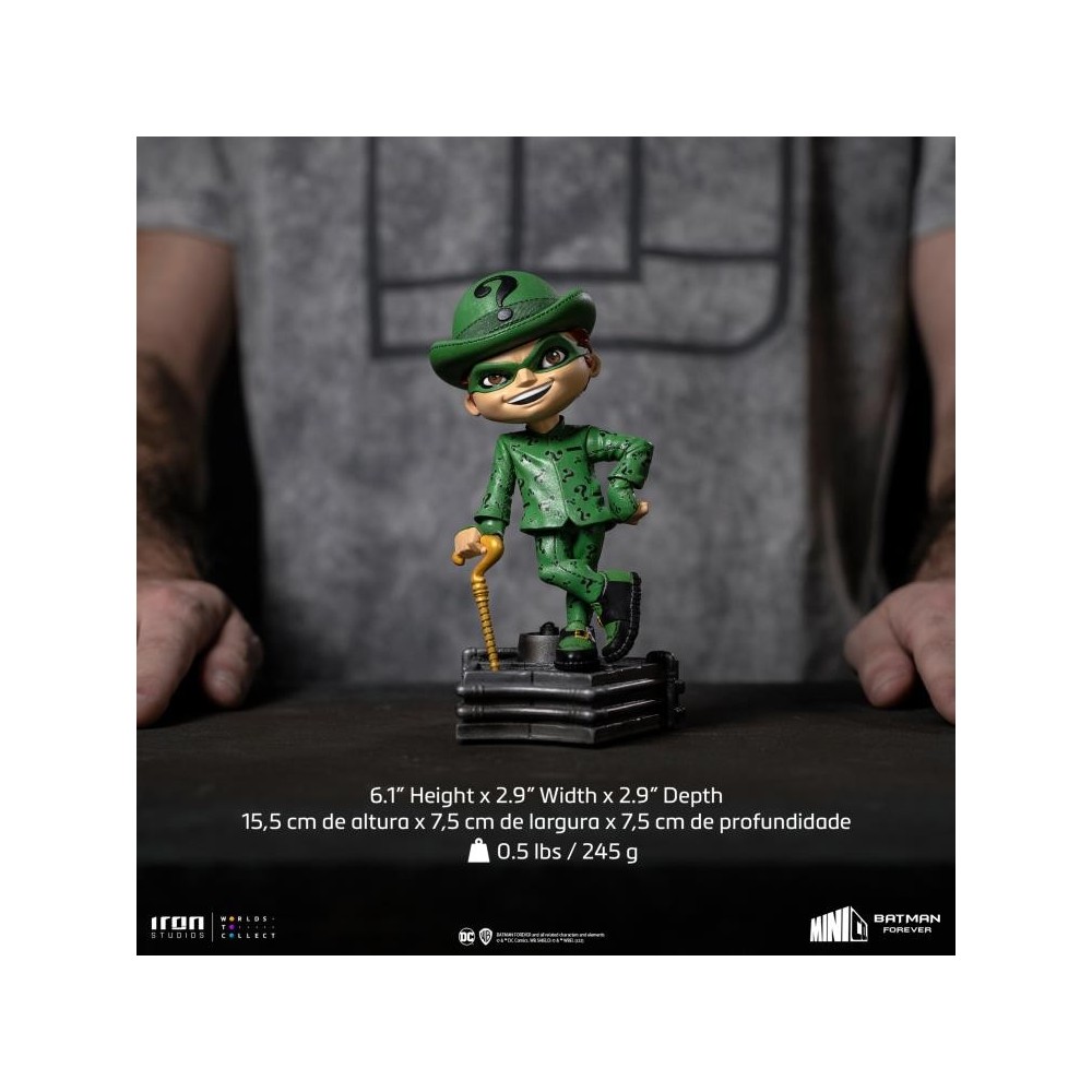 BATMAN FOREVER RIDDLER MINICO FIGURE STATUA IRON STUDIOS