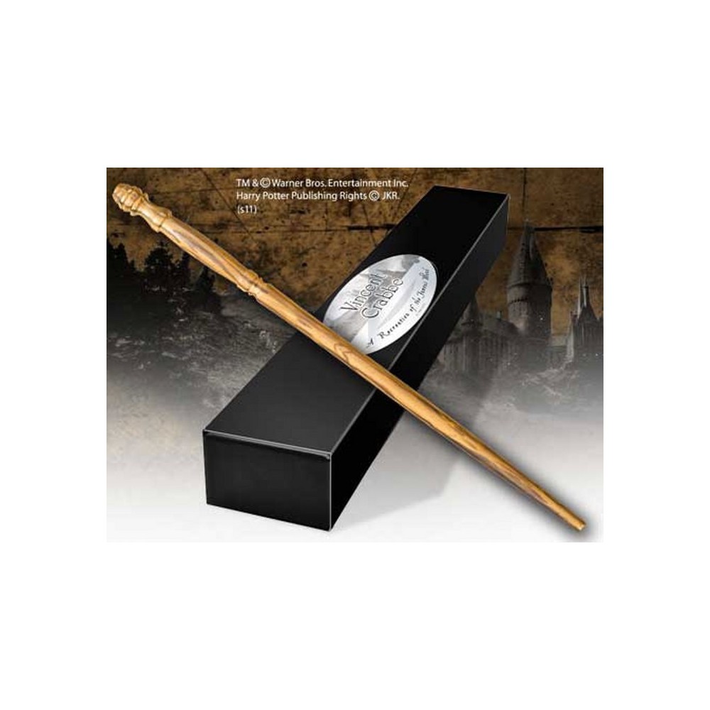 HARRY POTTER WAND VINCENT CRABBE REPLICA BACCHETTA NOBLE COLLECTIONS
