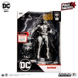 MC FARLANE DC BLACK ADAM PAGE PUNCHERS BATMAN BLACK AND WHITE ACTION FIGURE