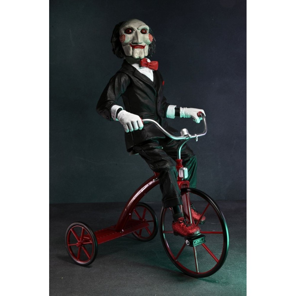 SAW L'ENIGMISTA BILLY THE PUPPET ON TRICYCLE 30CM ACTION FIGURE NECA