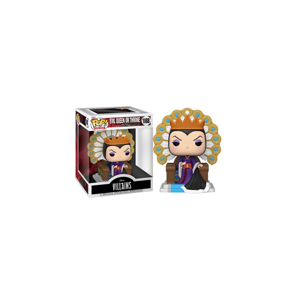 FUNKO FUNKO POP! DISNEY VILLAINS EVIL QUEEN ON THRONE BOBBLE HEAD KNOCKER FIGURE