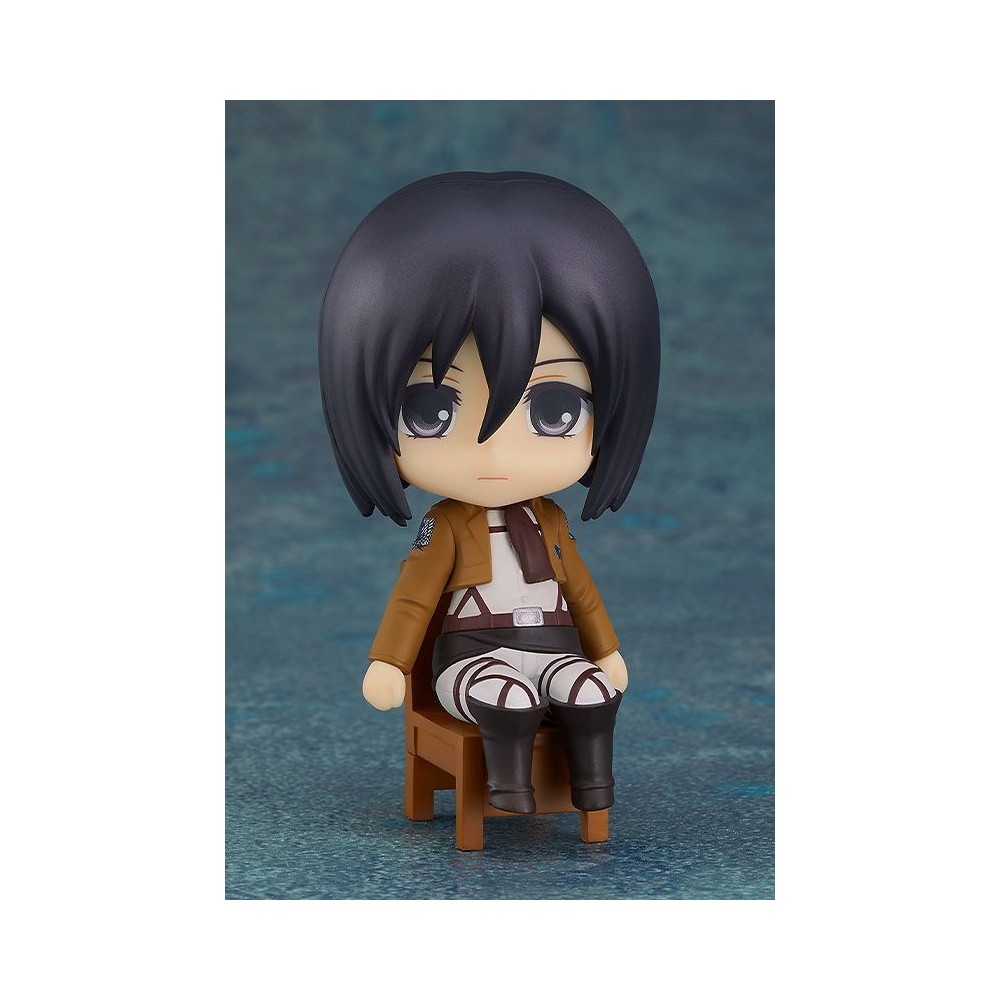 GOOD SMILE COMPANY ATTACK ON TITAN MIKASA ACKERMAN NENDOROID SWACCHAO FIGURE