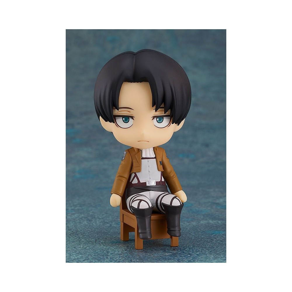 GOOD SMILE COMPANY ATTACK ON TITAN LEVI ACKERMAN NENDOROID SWACCHAO FIGURE