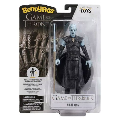 GAME OF THRONES BENDYFIGS NIGHT KING ACTION FIGURE NOBLE COLLECTIONS