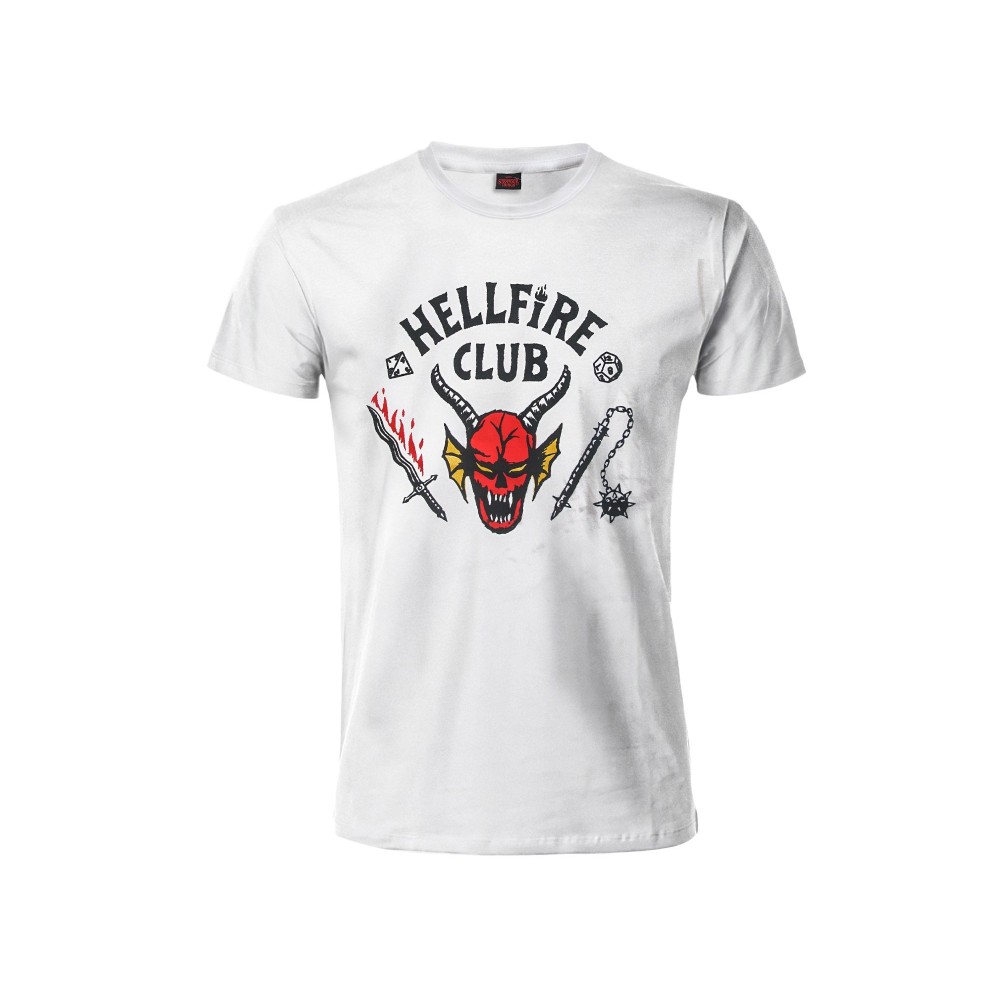MAGLIA T SHIRT STRANGER THINGS HELLFIRE CLUB