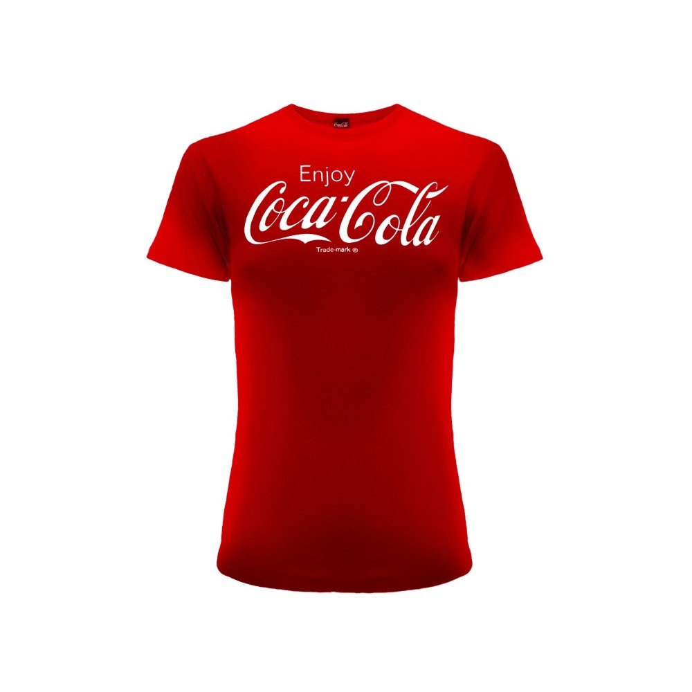 MAGLIA T SHIRT LADY COCA COLA LOGO
