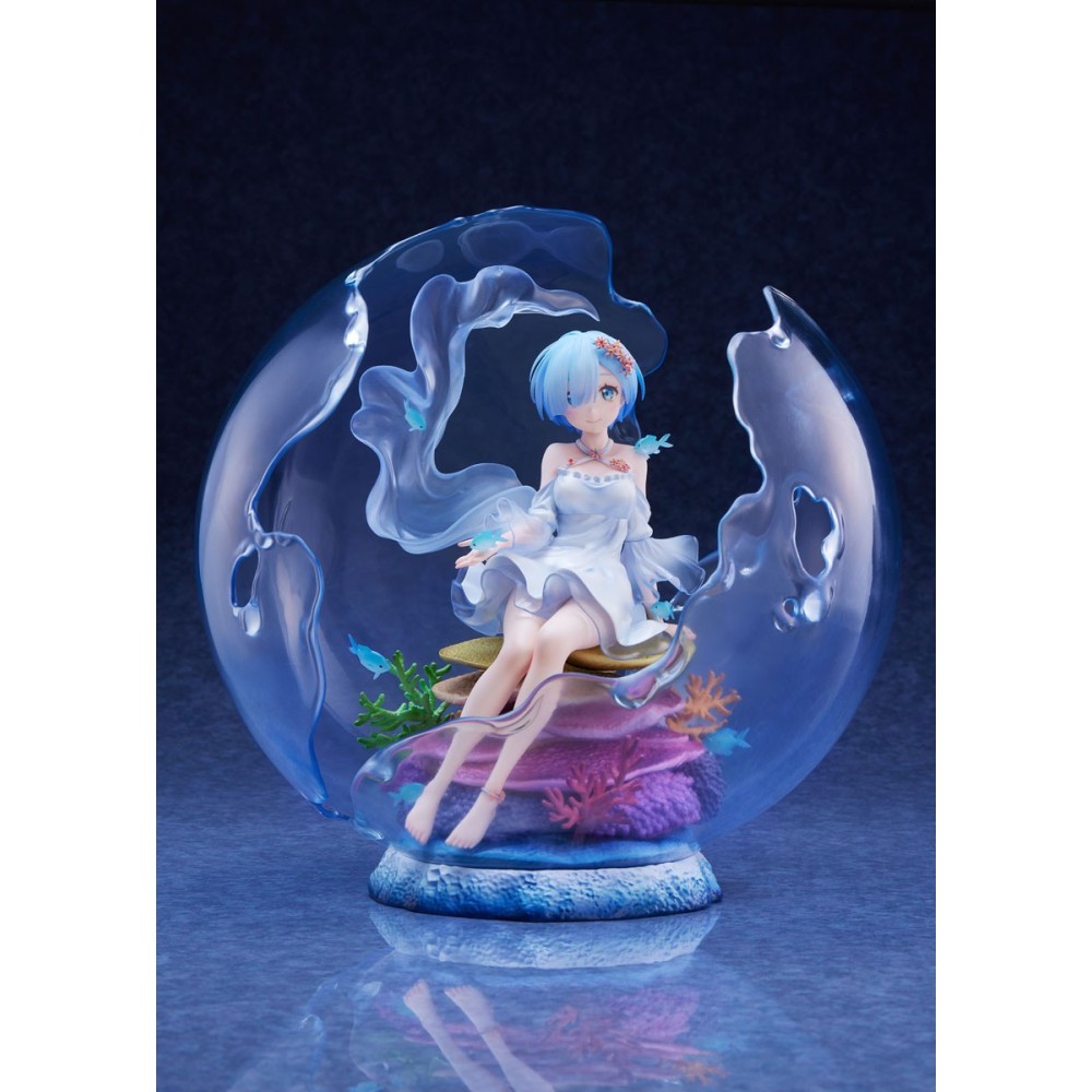 RE ZERO REM AQUA ORB 1/7 STATUA FIGURE FURYU