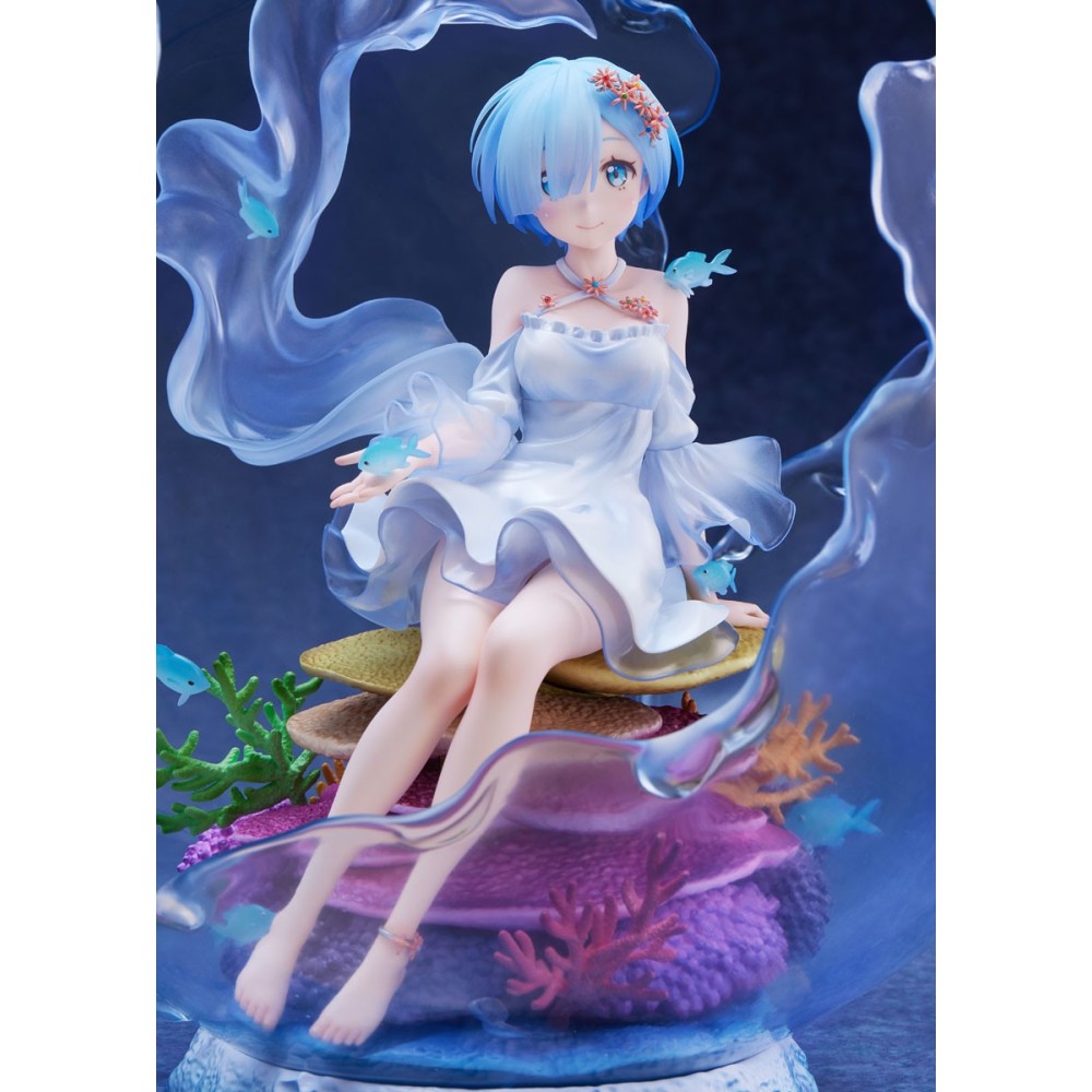 RE ZERO REM AQUA ORB 1/7 STATUA FIGURE FURYU