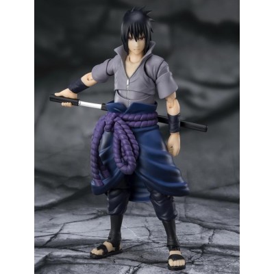 BANDAI NARUTO SHIPPUDEN SASUKE UCHIHA HATRED S.H. FIGUARTS ACTION FIGURE
