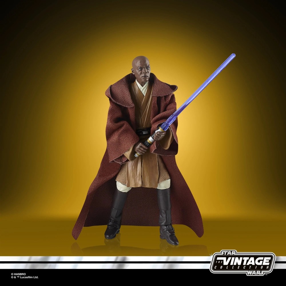 STAR WARS THE VINTAGE COLLECTION MACE WINDU ACTION FIGURE HASBRO