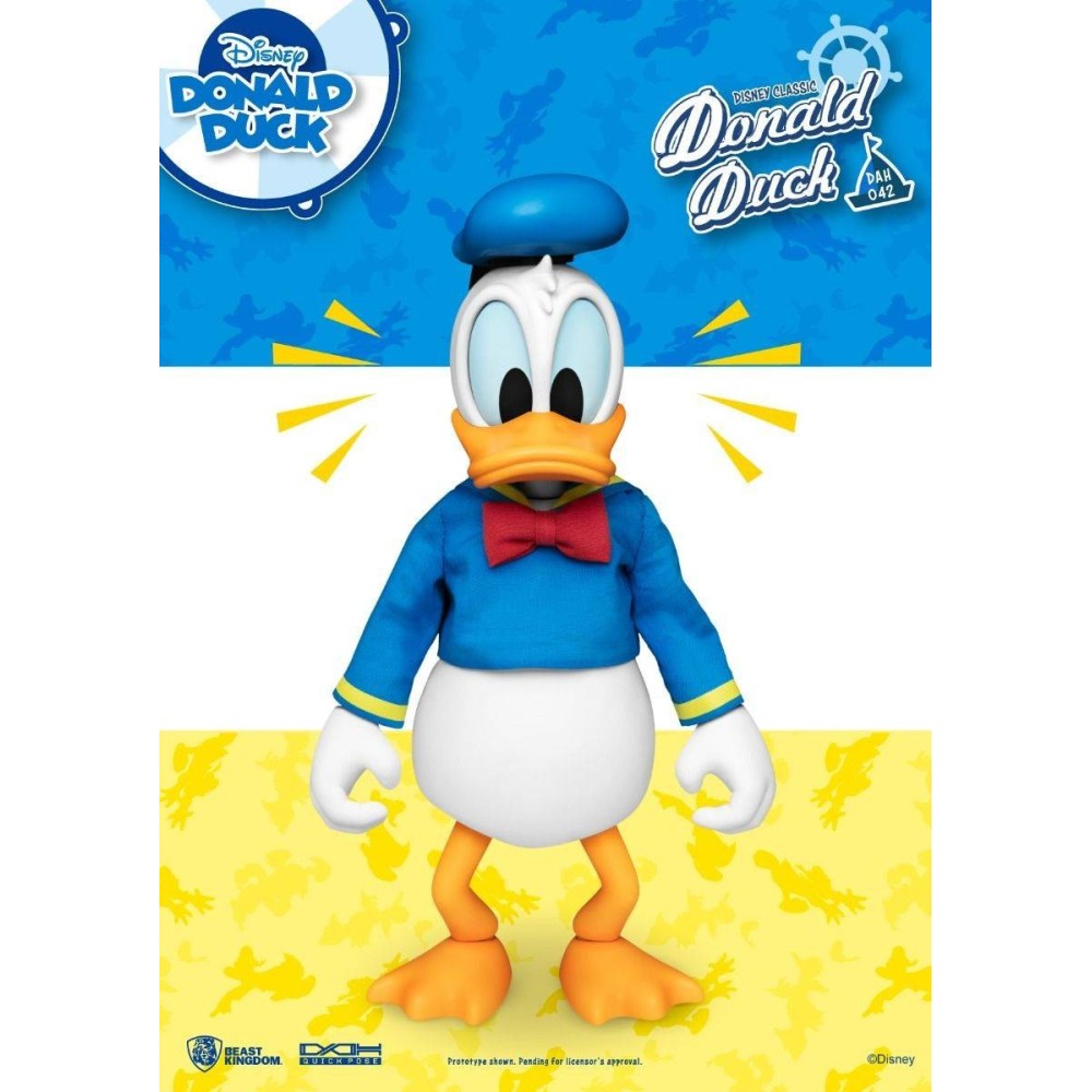 DISNEY CLASSIC DONALD DUCK PAPERINO DAH-042 ACTION FIGURE BEAST KINGDOM
