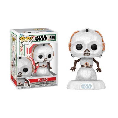 FUNKO FUNKO POP! STAR WARS HOLIDAY C-3PO BOBBLE HEAD KNOCKER FIGURE