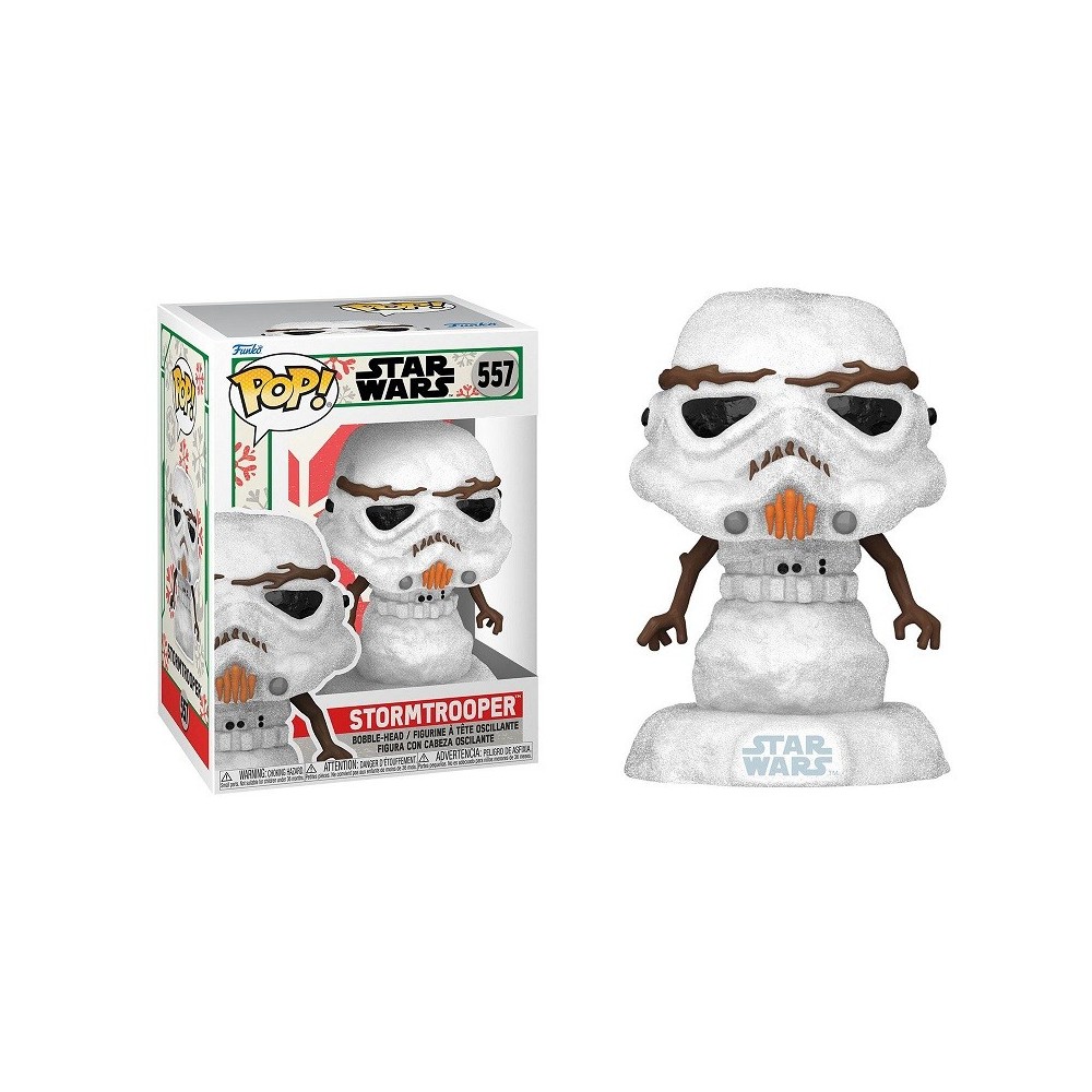 FUNKO FUNKO POP! STAR WARS HOLIDAY STORMTROOPER BOBBLE HEAD KNOCKER FIGURE