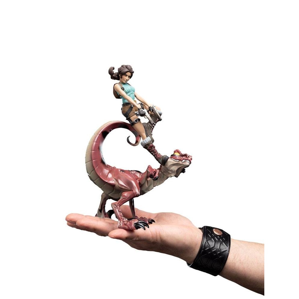 WETA TOMB RAIDER LARA CROFT AND RAPTOR MINI EPICS FIGURE