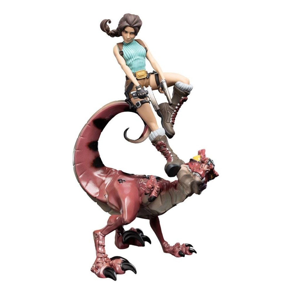 WETA TOMB RAIDER LARA CROFT AND RAPTOR MINI EPICS FIGURE