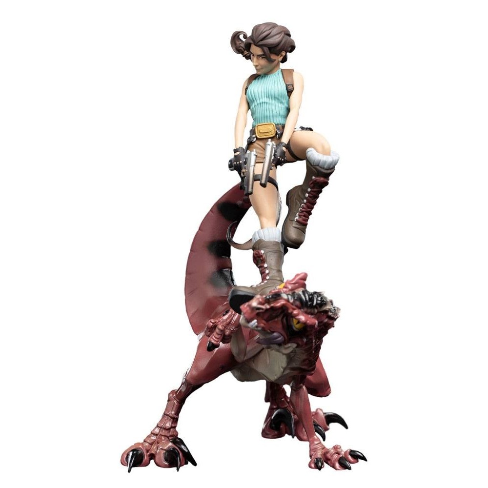 WETA TOMB RAIDER LARA CROFT AND RAPTOR MINI EPICS FIGURE