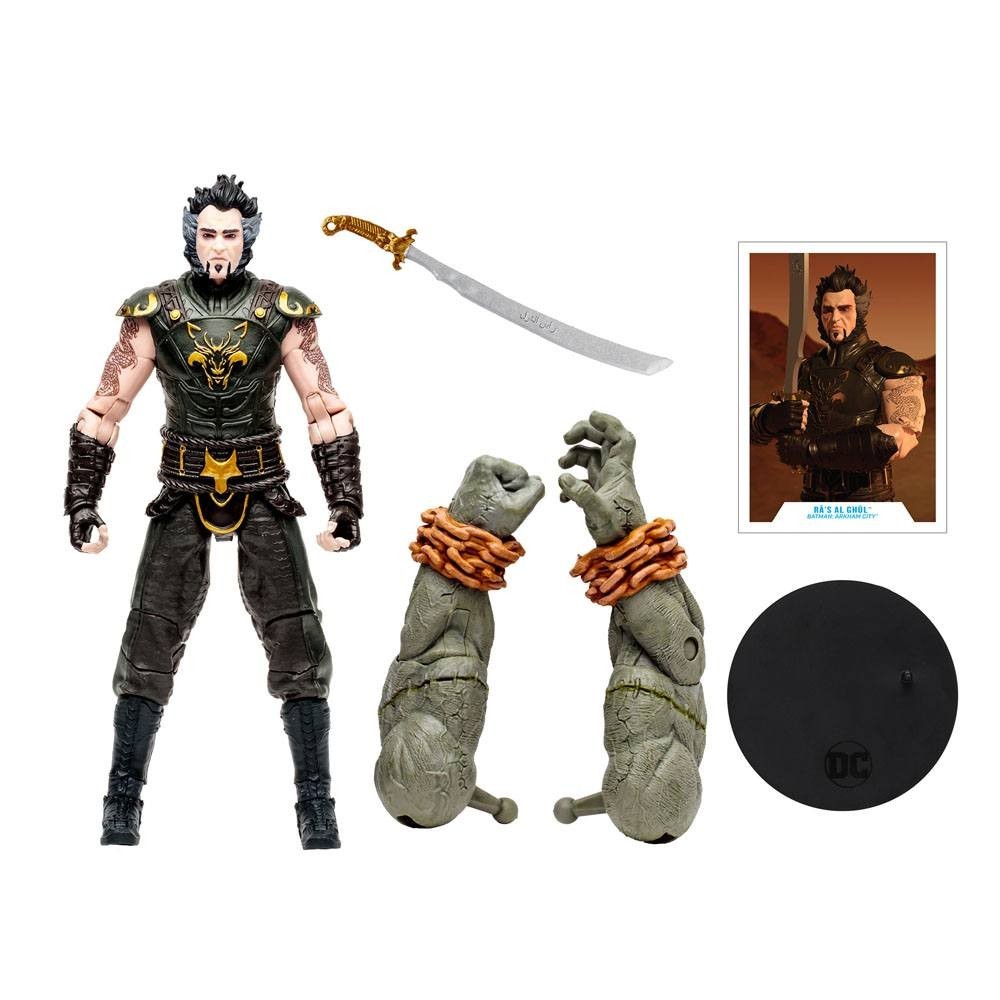 MC FARLANE DC GAMING BATMAN ARKHAM CITY RA'S AL GHUL ACTION FIGURE