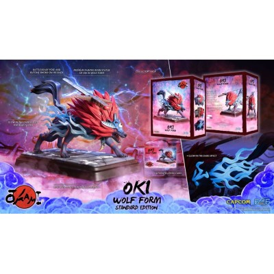 FIRST4FIGURES OKAMI OKI WOLF FORM STATUE FIGURE