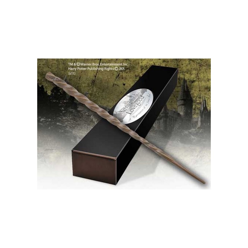 HARRY POTTER WAND XENOPHILIUS LOVEGOOD REPLICA BACCHETTA NOBLE COLLECTIONS