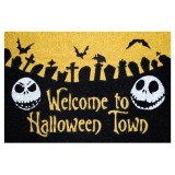 THE NIGHTMARE BEFORE CHRISTMAS HALLOWEEN TOWN DOORMAT ZERBINO TAPPETINO GRUPO ERIK