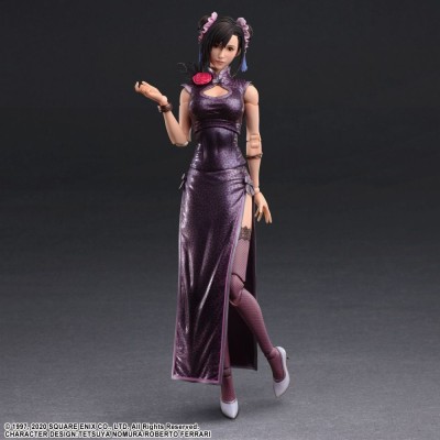 SQUARE ENIX FINAL FANTASY 7 REMAKE TIFA LOCKHART SPORTY DRESS PLAY ARTS KAI ACTION FIGURE