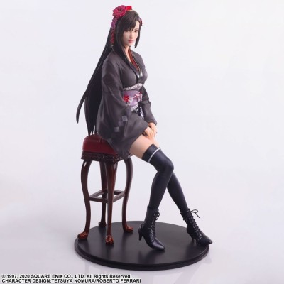 SQUARE ENIX FINAL FANTASY 7 REMAKE TIFA LOCKHART EXOTIC DRESS STATICART STATUE FIGURE