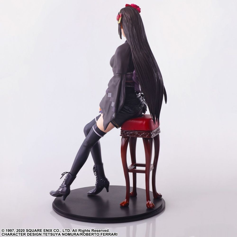 FINAL FANTASY 7 REMAKE TIFA LOCKHART EXOTIC DRESS STATICART STATUA FIGURE SQUARE ENIX