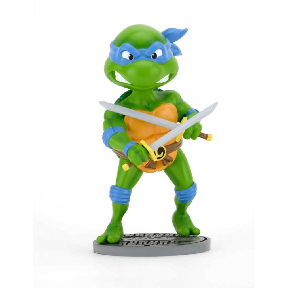 TMNT TURTLES LEONARDO HEADKNOCKER BOBBLE HEAD FIGURE NECA