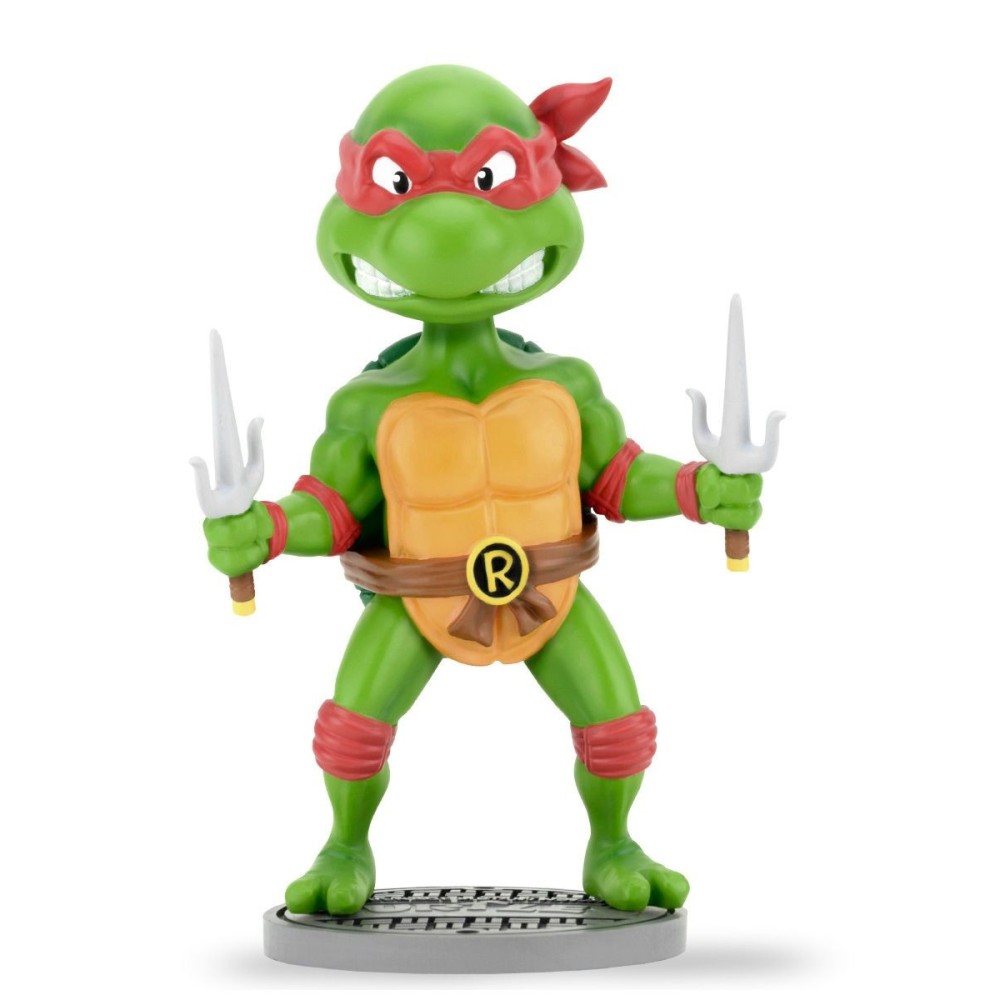TMNT TURTLES RAFFAELLO HEADKNOCKER BOBBLE HEAD FIGURE NECA