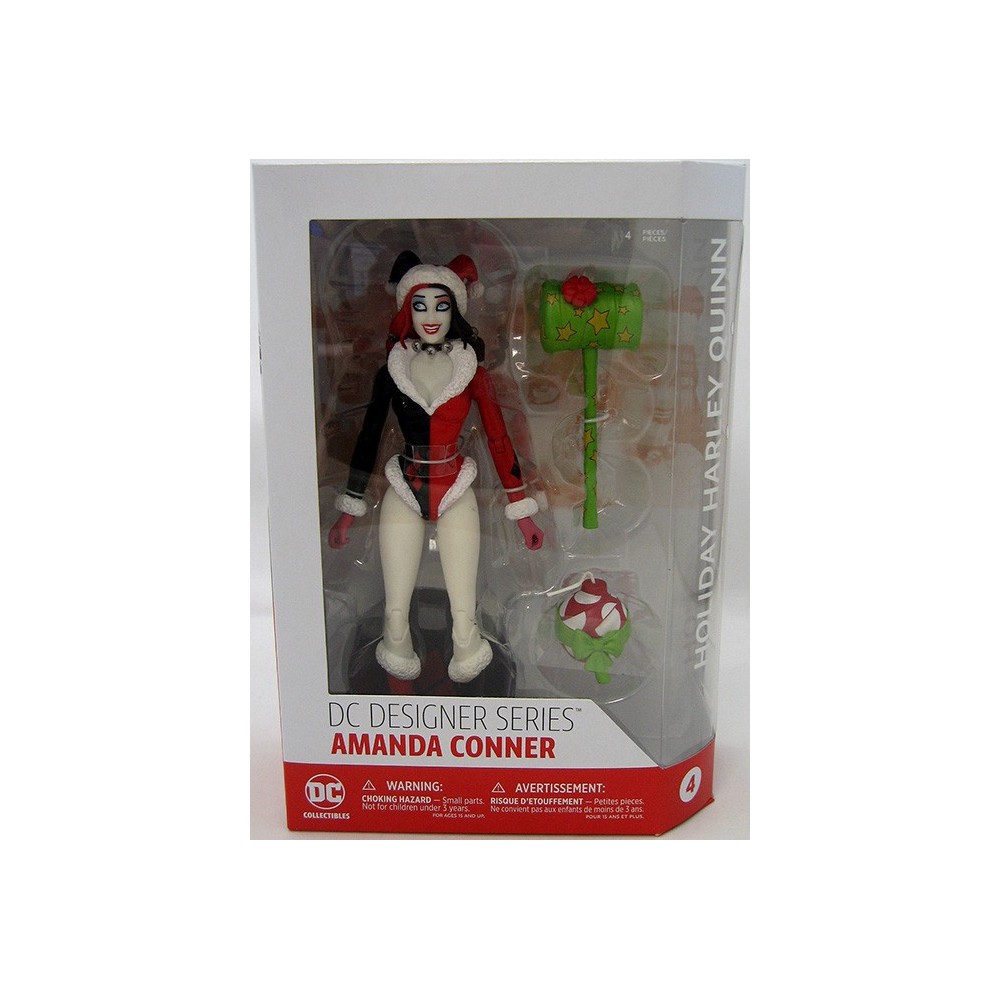 DC DESIGNERS SERIES CONNER HOLIDAY HARLEY QUINN ACTION FIGURE DC COLLECTIBLES