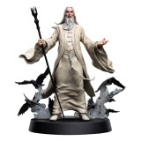 LORD OF THE RINGS SARUMAN THE WHITE 26CM STATUA FIGURES OF FANDOM WETA