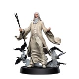 WETA LORD OF THE RINGS SARUMAN THE WHITE 26CM STATUE FIGURES OF FANDOM