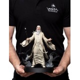 LORD OF THE RINGS SARUMAN THE WHITE 26CM STATUA FIGURES OF FANDOM WETA