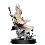 LORD OF THE RINGS SARUMAN THE WHITE 26CM STATUA FIGURES OF FANDOM WETA