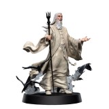 WETA LORD OF THE RINGS SARUMAN THE WHITE 26CM STATUE FIGURES OF FANDOM