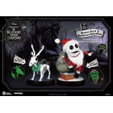 NIGHTMARE BEFORE CHRISTMAS MINI EGG ATTACK SANTA JACK AND SKELETON REINDEER FIGURES BEAST KINGDOM
