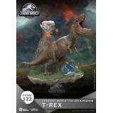 D-STAGE JURASSIC WORLD FALLEN KINGDOM T-REX STATUA FIGURE DIORAMA BEAST KINGDOM