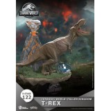 BEAST KINGDOM D-STAGE JURASSIC WORLD FALLEN KINGDOM T-REX STATUE FIGURE DIORAMA