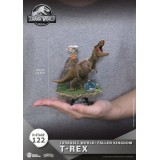 BEAST KINGDOM D-STAGE JURASSIC WORLD FALLEN KINGDOM T-REX STATUE FIGURE DIORAMA